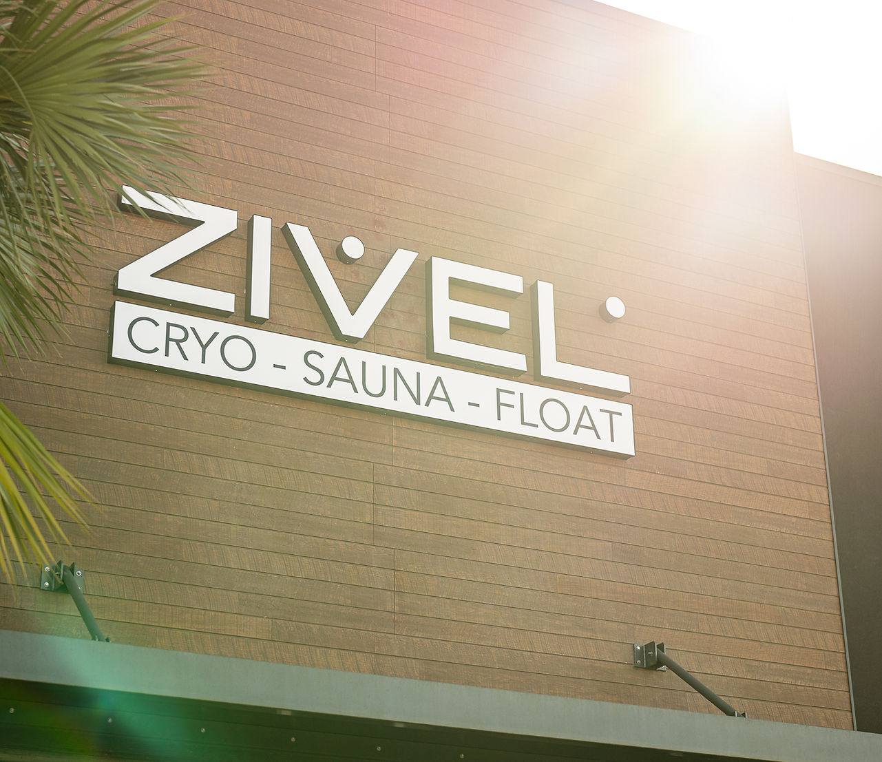 The Zivel Palm Coast storefront sign